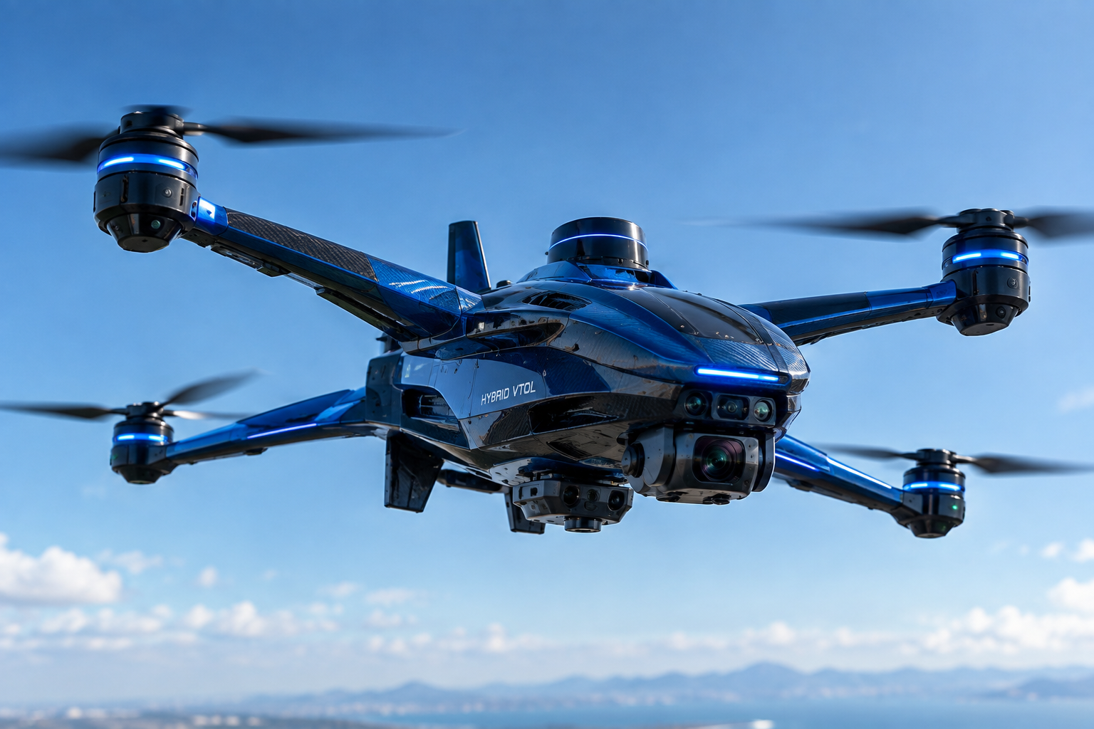 Hybrid VTOL aerial platform